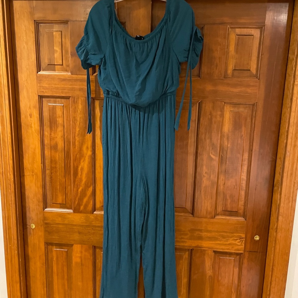 Teal jumpsuit